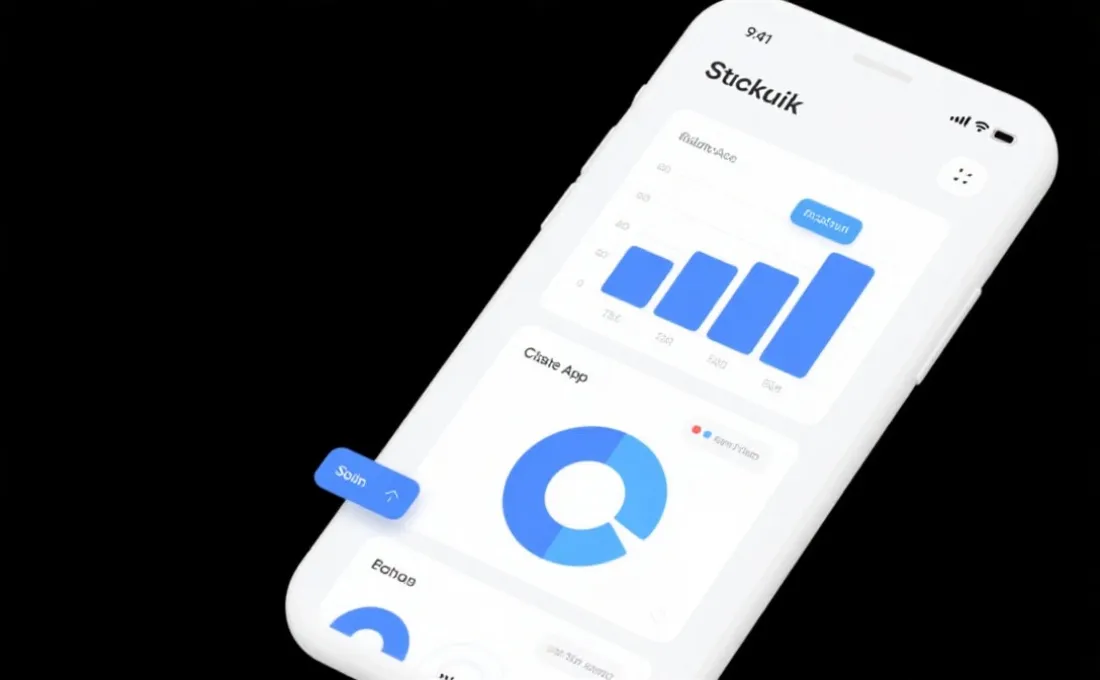 移动端数据看板示意