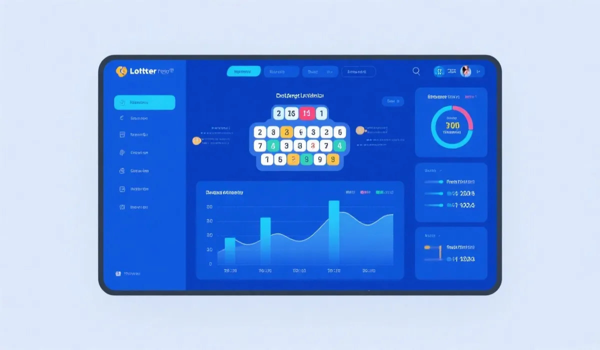 开奖大厅与数据可视化示意图